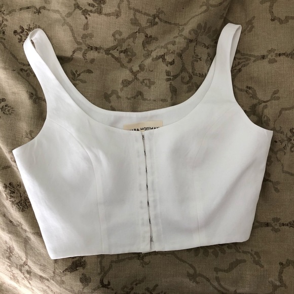 BNWT MARA HOFFMAN Aisha Top in Ivory size 8 - Picture 3 of 6